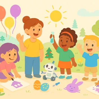 παιδιά μαθαίνουν στο ΚΔΑΠ