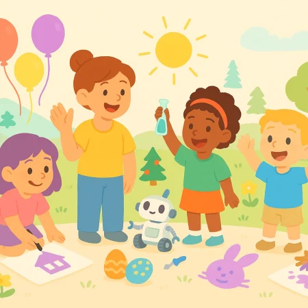 παιδιά μαθαίνουν στο ΚΔΑΠ