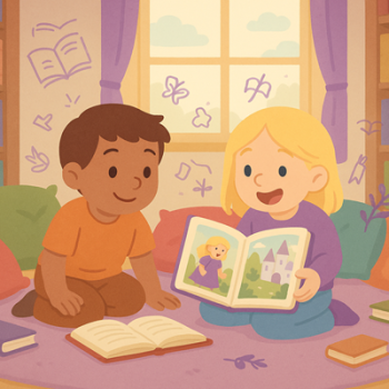 παιδιά διαβάζουν στο ΚΔΑΠ